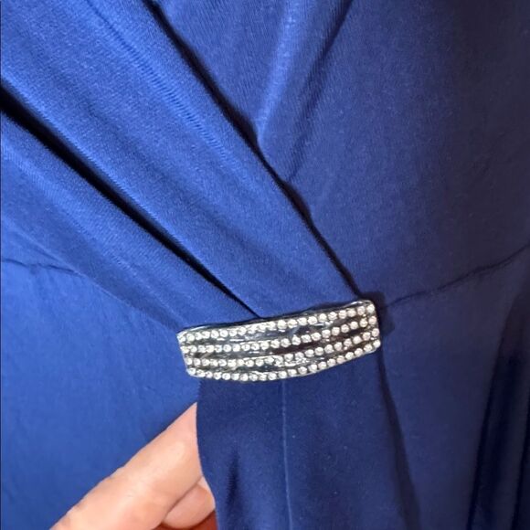 Ralph Lauren Black Label Ruffle Trim Jersey Gown. Size 6. - Picture 8 of 10